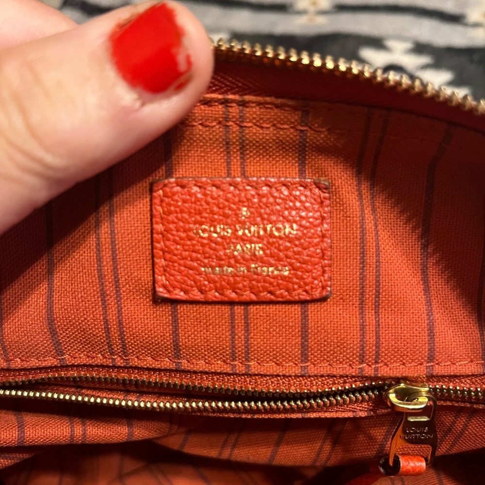 Louis Vuitton EUC COA* Speedy Bandouliere Empriente Cherry - Picture 15 of 17